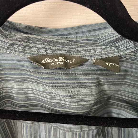 Blue striped button down - Picture 3 of 3